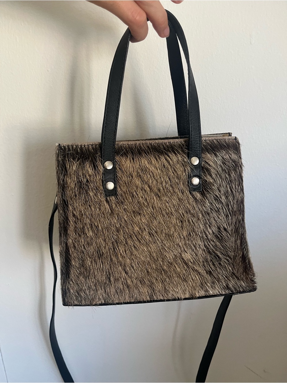 Bespoke Original Nancy Moron Real Fur Crossbody bag
